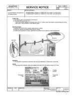 Preview for 1 page of Sanyo FVM3982 Service Manual