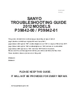 Preview for 2 page of Sanyo FVM3982 Service Manual