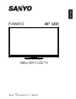 Sanyo FVM4612 Owner'S Manual preview