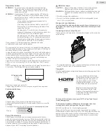 Предварительный просмотр 6 страницы Sanyo FW43D47F Owner'S Manual