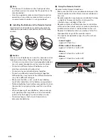 Предварительный просмотр 8 страницы Sanyo FWBP505F Owner'S Manual