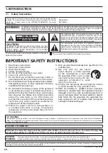 Предварительный просмотр 3 страницы Sanyo FWBP506FF Owner'S Manual