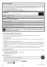 Preview for 4 page of Sanyo FWBP506FF Owner'S Manual