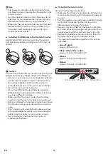 Предварительный просмотр 10 страницы Sanyo FWBP506FF Owner'S Manual