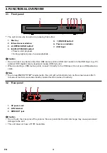 Preview for 8 page of Sanyo FWBP706FA Owner'S Manual