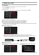 Preview for 18 page of Sanyo FWBP808F A Owner'S Manual