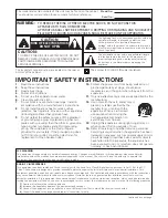 Preview for 3 page of Sanyo FWDP105F B Owner'S Manual