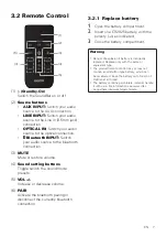 Предварительный просмотр 9 страницы Sanyo FWSA205E Owner'S Manual