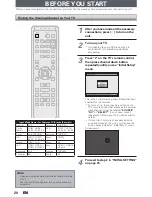 Preview for 20 page of Sanyo FWZV475F Owner'S Manual