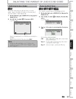 Preview for 57 page of Sanyo FWZV475F Owner'S Manual