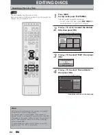 Preview for 64 page of Sanyo FWZV475F Owner'S Manual