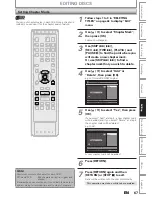 Preview for 67 page of Sanyo FWZV475F Owner'S Manual