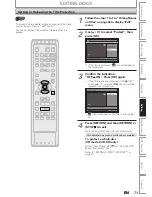 Preview for 71 page of Sanyo FWZV475F Owner'S Manual