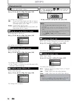 Preview for 76 page of Sanyo FWZV475F Owner'S Manual