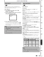 Preview for 83 page of Sanyo FWZV475F Owner'S Manual