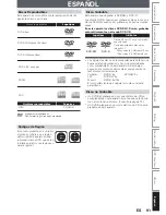 Preview for 91 page of Sanyo FWZV475F Owner'S Manual