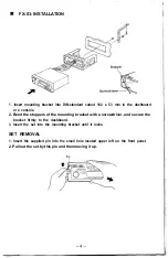 Предварительный просмотр 5 страницы Sanyo FX-02 Instruction Manual