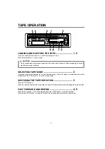 Предварительный просмотр 12 страницы Sanyo FXCD-550 - Radio / CD Operating Instructions Manual