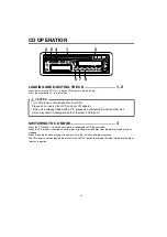 Предварительный просмотр 14 страницы Sanyo FXCD-550 - Radio / CD Operating Instructions Manual