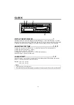 Предварительный просмотр 17 страницы Sanyo FXCD-550 - Radio / CD Operating Instructions Manual