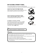 Preview for 5 page of Sanyo FXD-680GD Operating Instructions Manual