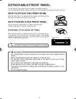 Preview for 5 page of Sanyo FXD-780GD Operating Instructions Manual