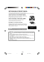 Preview for 5 page of Sanyo FXD-785GD Operating Instructions Manual