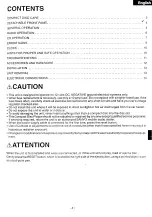 Preview for 3 page of Sanyo FXD-803LDS Operating Instructions Manual