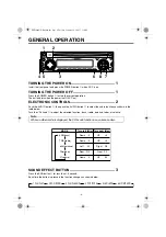 Preview for 10 page of Sanyo FXD-888GD Operating Instructions Manual