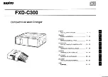 Sanyo FXD-C300 Installation Manual preview