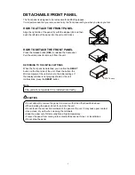 Предварительный просмотр 5 страницы Sanyo FXD-MP690 Operating Instructions Manual