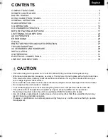 Предварительный просмотр 3 страницы Sanyo FXD-MP900 Operating Instructions Manual