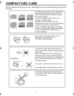 Предварительный просмотр 4 страницы Sanyo FXD-MP900 Operating Instructions Manual