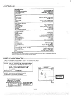 Предварительный просмотр 2 страницы Sanyo GCD 2700 Service Manual