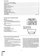 Предварительный просмотр 3 страницы Sanyo GCD2000 Instruction Manual