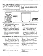 Preview for 2 page of Sanyo GCD2000 Service Manual