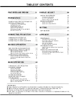 Preview for 5 page of Sanyo HD150 - PLV - LCD Projector Owner'S Manual