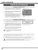 Preview for 22 page of Sanyo HD150 - PLV - LCD Projector Owner'S Manual