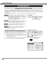 Preview for 26 page of Sanyo HD150 - PLV - LCD Projector Owner'S Manual