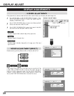 Preview for 28 page of Sanyo HD150 - PLV - LCD Projector Owner'S Manual