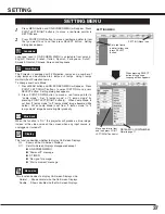 Preview for 37 page of Sanyo HD150 - PLV - LCD Projector Owner'S Manual