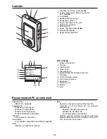 Preview for 4 page of Sanyo HDP-M3000 Instruction Manual