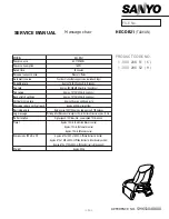 Sanyo HEC-DR21 Service Manual preview
