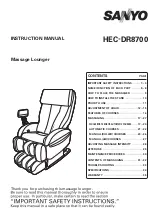 Sanyo HEC-DR8700 Instruction Manual preview