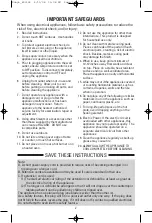 Preview for 3 page of Sanyo HPS-SG4 - Indoor Barbecue Grill Instruction Manual