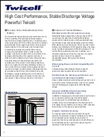 Preview for 4 page of Sanyo HR-4UC Twicell Brochure & Specs