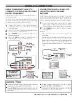 Предварительный просмотр 9 страницы Sanyo HT27745 Owner'S Manual