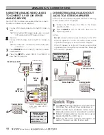 Предварительный просмотр 10 страницы Sanyo HT27745 Owner'S Manual