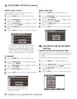 Предварительный просмотр 20 страницы Sanyo HT27745 Owner'S Manual