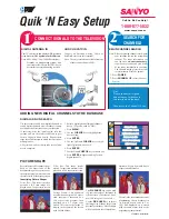 Preview for 1 page of Sanyo HT32744 Quick And Easy Setup